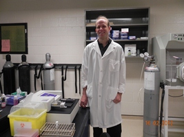 Dr. Weese in Lab