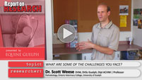Dr. Scott Weese Report on Research Video