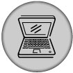 (button) laptop icon