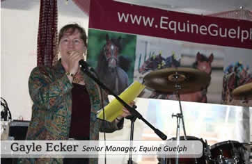 Gayle Ecker at Fundraiser